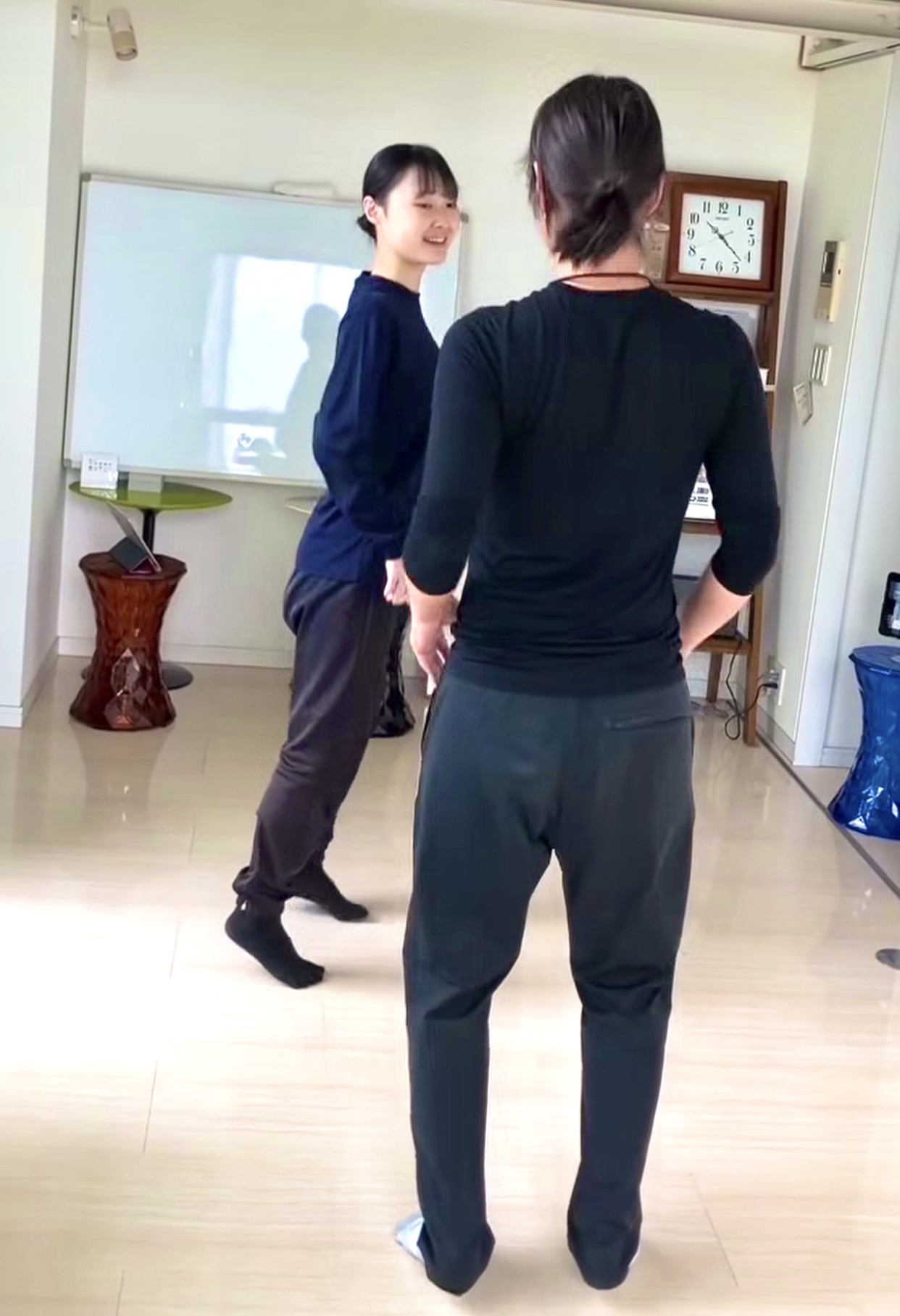 ムービングステップの個人レッスン風景